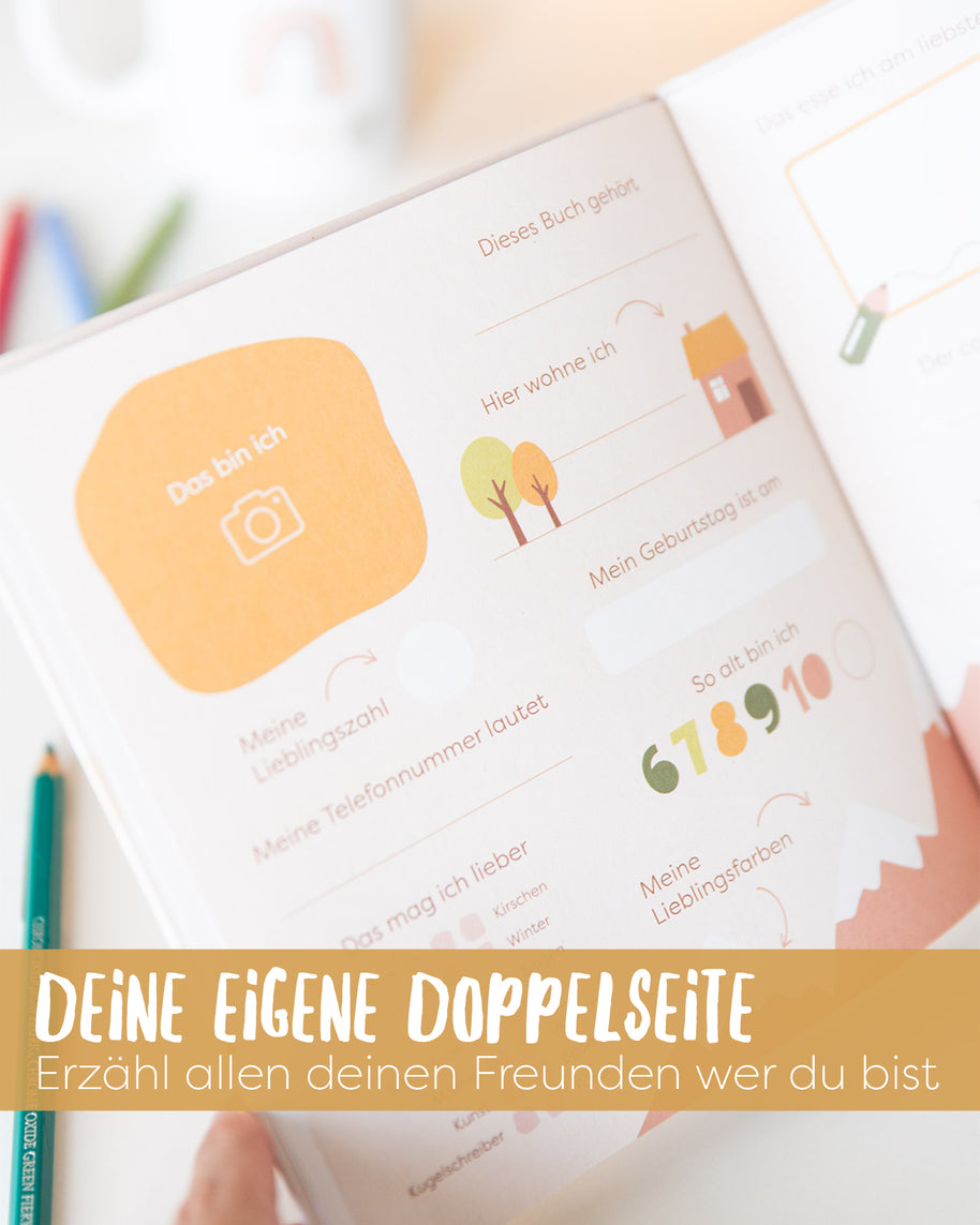 Freundebuch Grundschule - "wild, frech & wunderbar"
