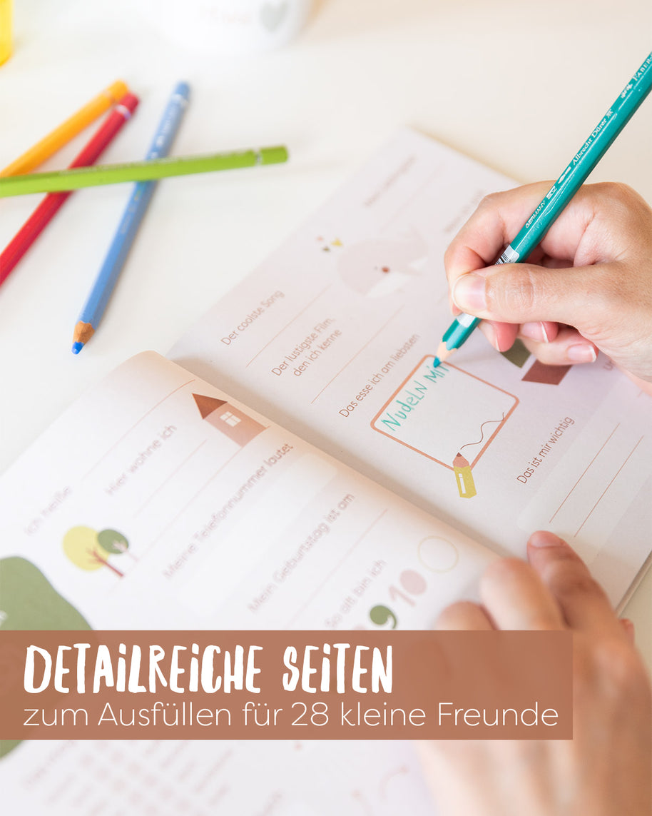 Freundebuch Grundschule - "wild, frech & wunderbar"