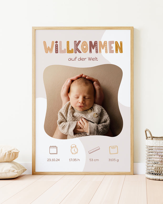 Willkommen - Foto-Poster Poster Lieblingsmensch®