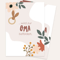 Beförderung zur Oma/ zum Opa - Postkarte