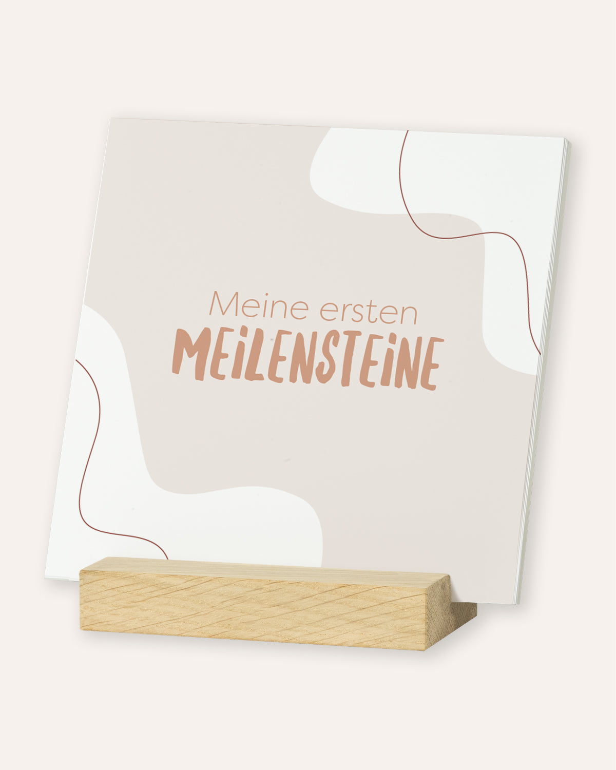 Erstes Jahr - Meilensteinkarten Karten im Holzaufsteller Lieblingsmensch®