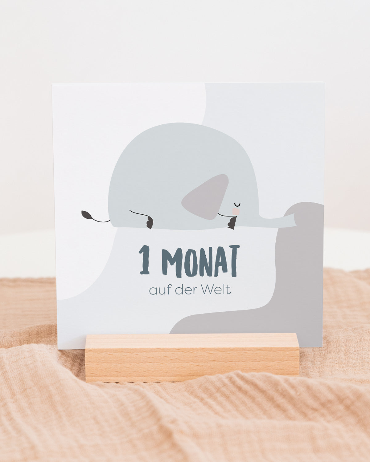 Erstes Jahr - Meilensteinkarten Karten im Holzaufsteller Lieblingsmensch®