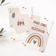 Du wirst Oma/ Opa - Postkarte