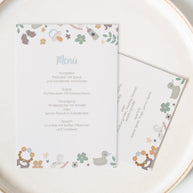 Boho - Menükarte zur Taufe Grußkarte Lieblingsmensch®