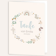 Boho - Kirchenheft zur Taufe Grußkarte Lieblingsmensch®