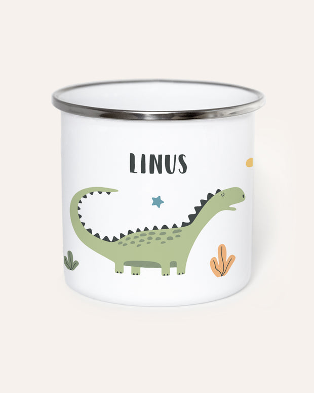 Dino - Emaille Tasse Tasse Lieblingsmensch®