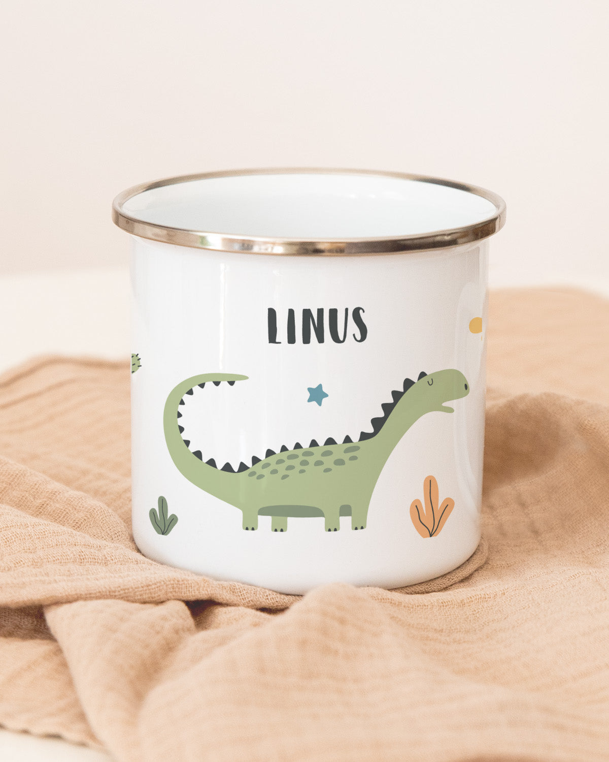 Dino - Emaille Tasse Tasse Lieblingsmensch®