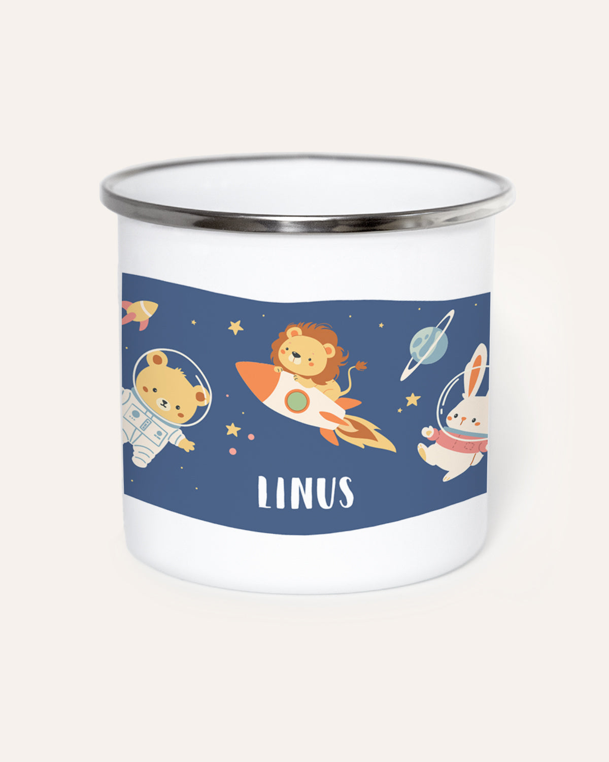 Astronauten - Emaille Tasse Tasse Lieblingsmensch®