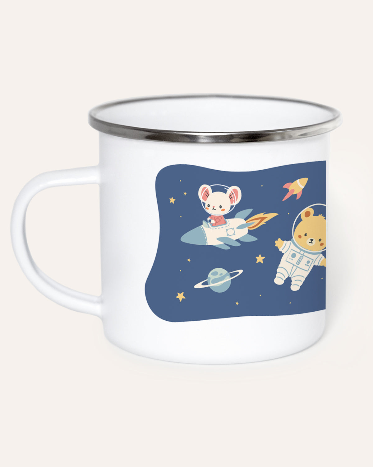 Astronauten - Emaille Tasse Tasse Lieblingsmensch®