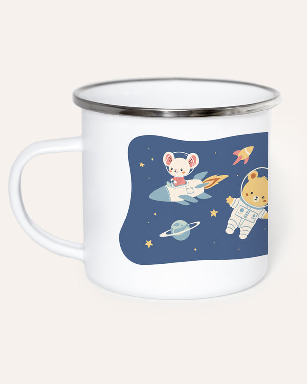 Astronauten - Emaille Tasse Tasse Lieblingsmensch®