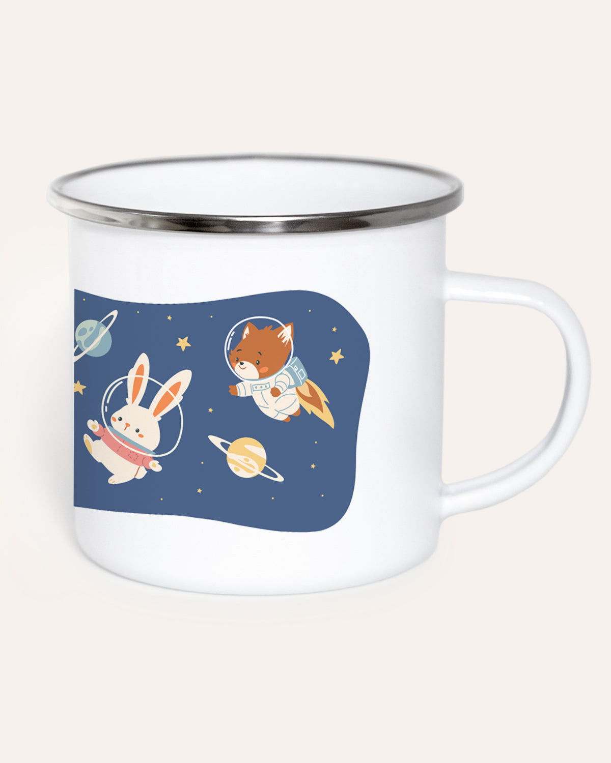Astronauten - Emaille Tasse Tasse Lieblingsmensch®