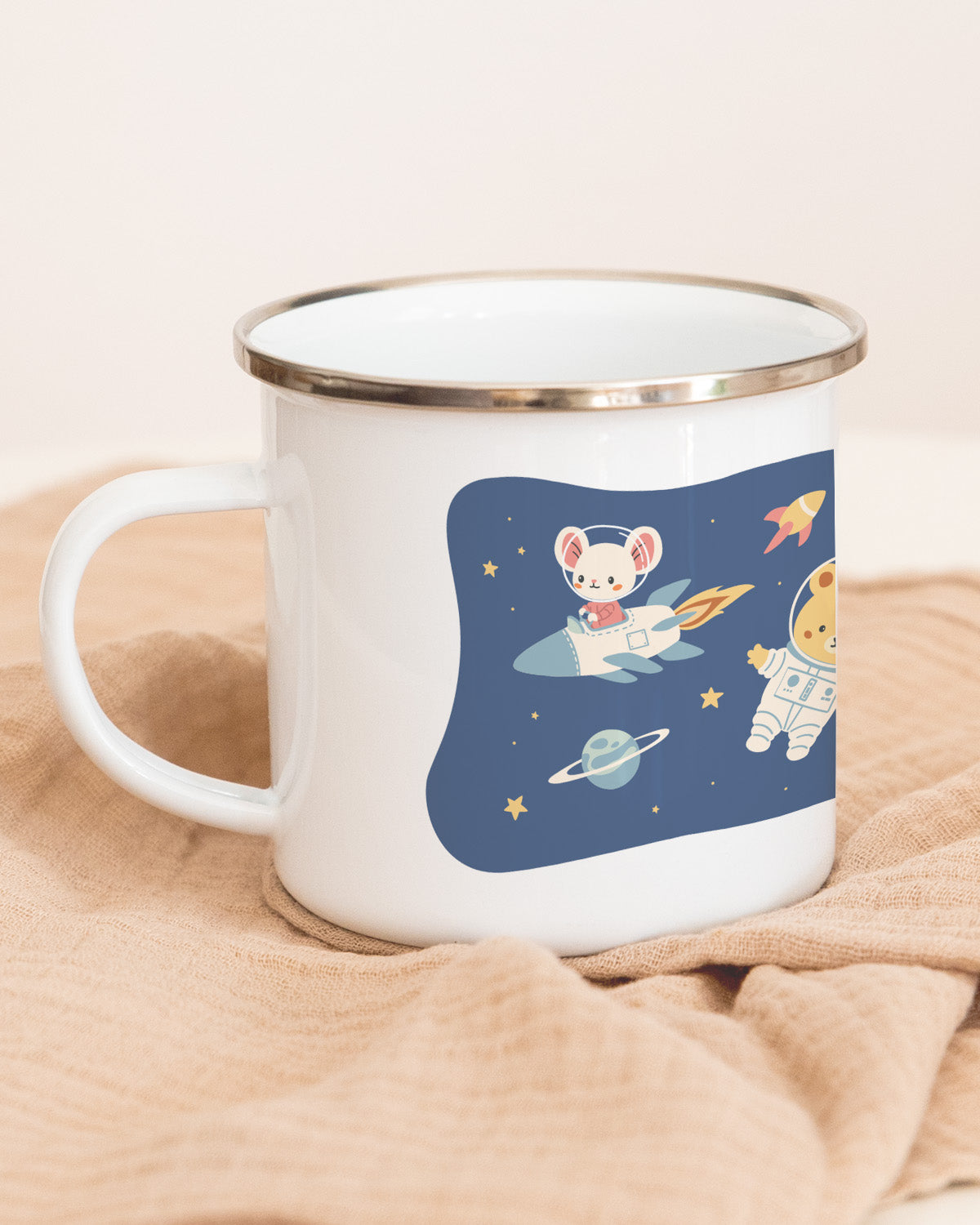 Astronauten - Emaille Tasse Tasse Lieblingsmensch®