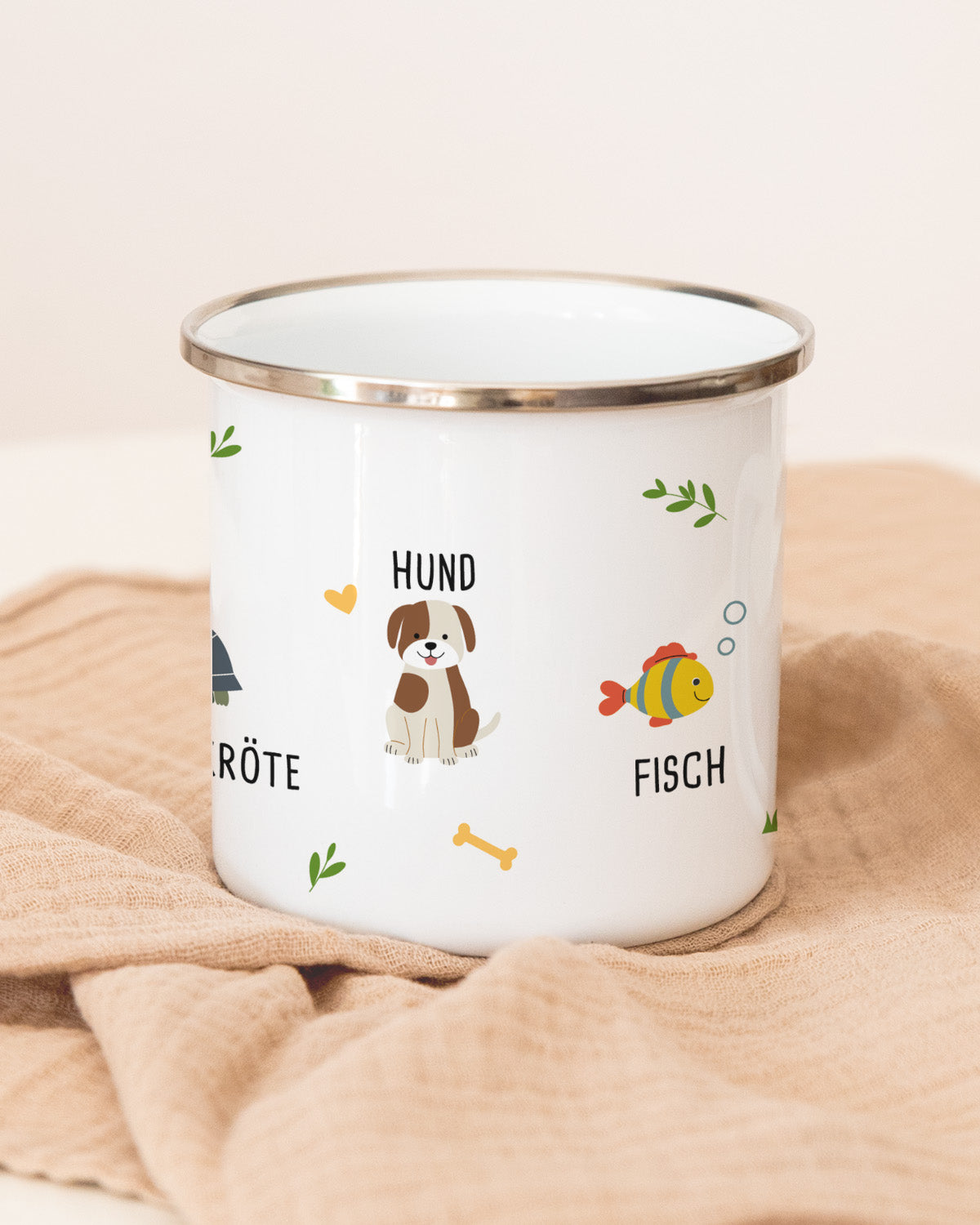 Haustiere - Emaille Tasse Tasse Lieblingsmensch®