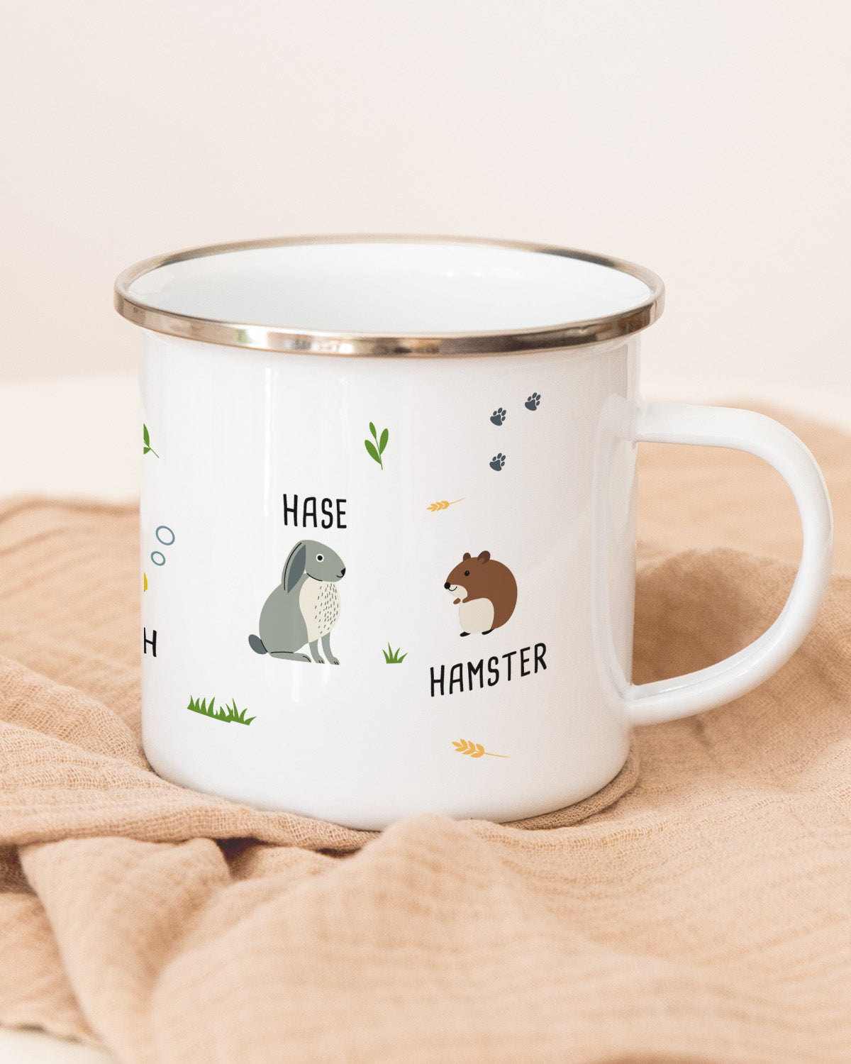 Haustiere - Emaille Tasse Tasse Lieblingsmensch®