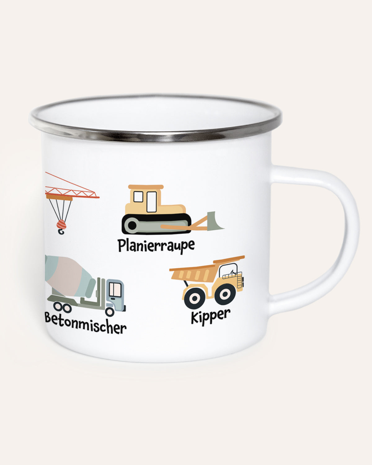 Bagger - Emaille Tasse Tasse Lieblingsmensch®