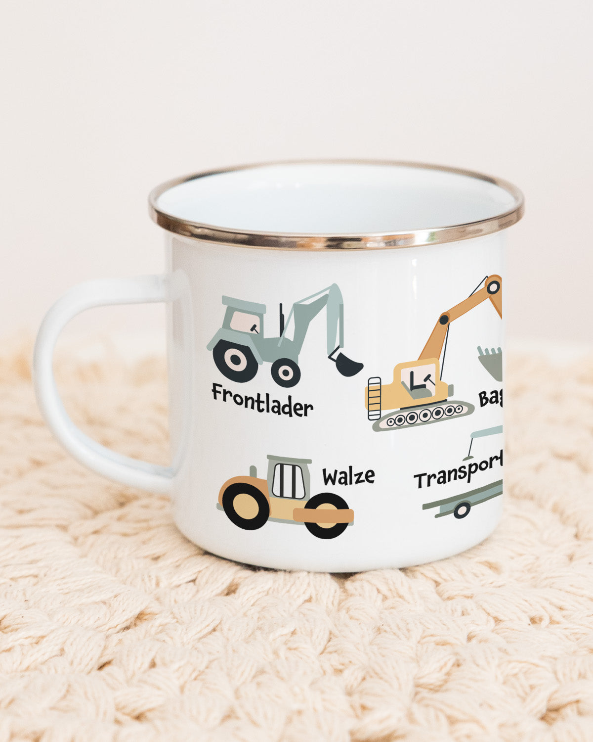 Bagger - Emaille Tasse Tasse Lieblingsmensch®
