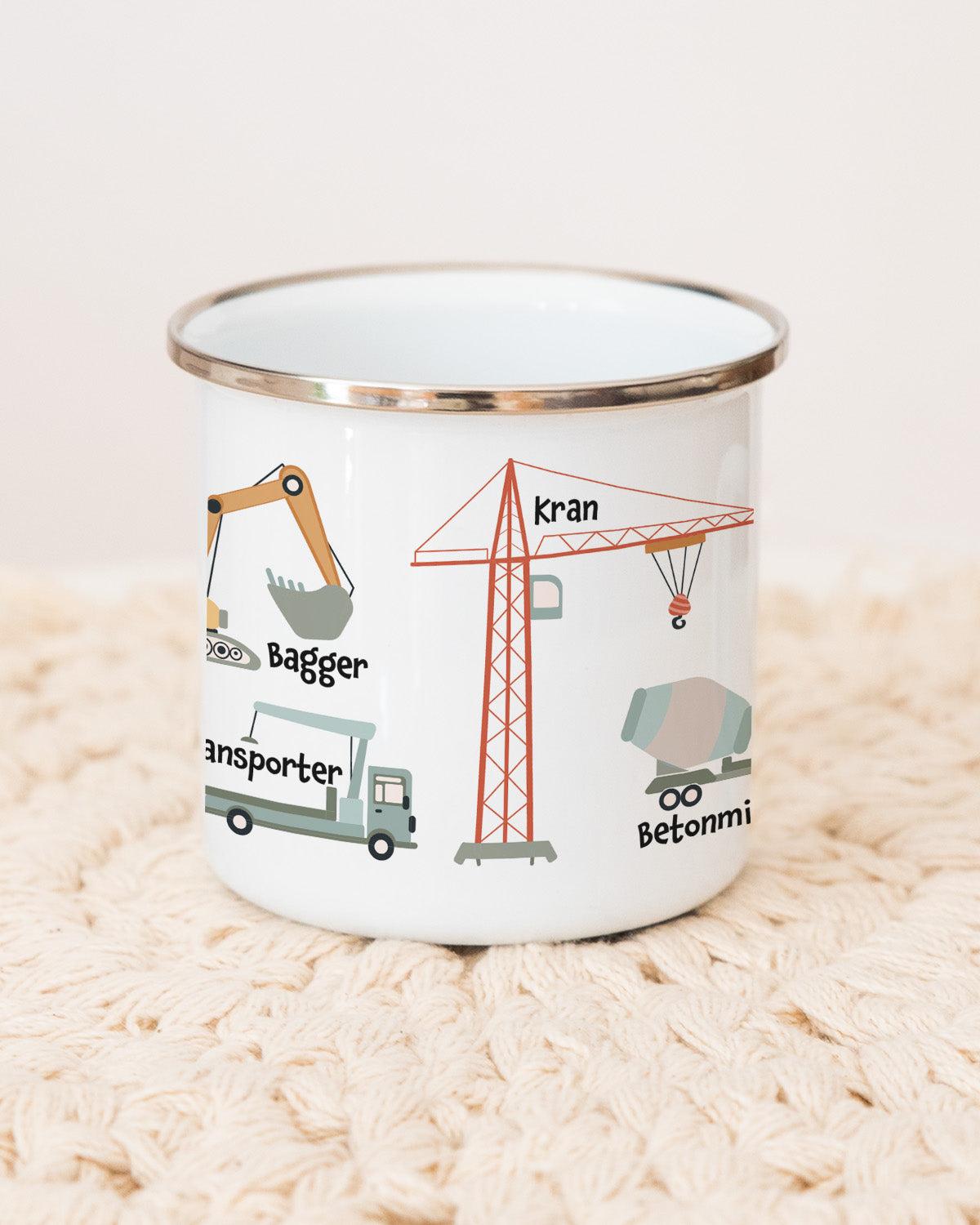 Bagger - Emaille Tasse Tasse Lieblingsmensch®