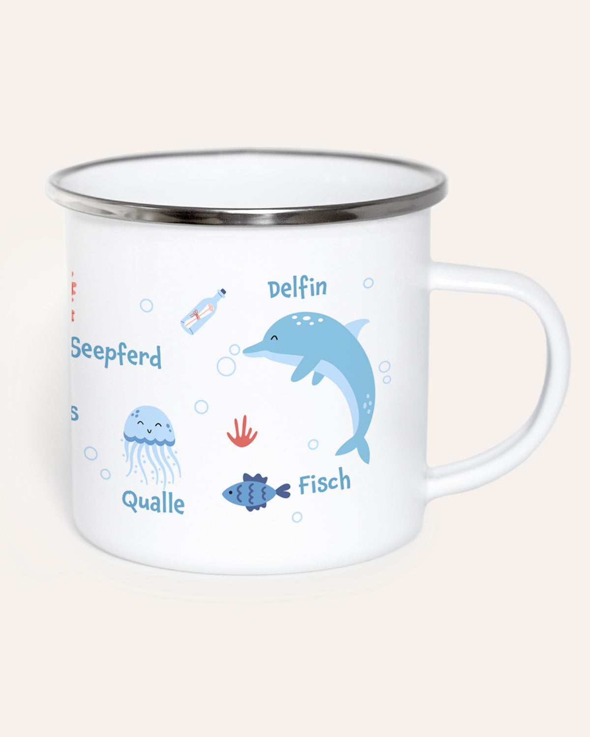 Meerestiere - Emaille Tasse Tasse Lieblingsmensch®