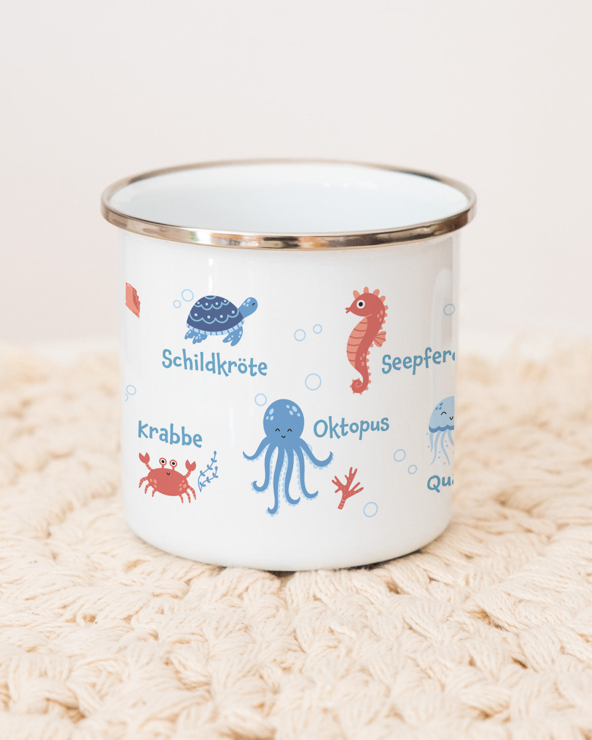 Meerestiere - Emaille Tasse Tasse Lieblingsmensch®