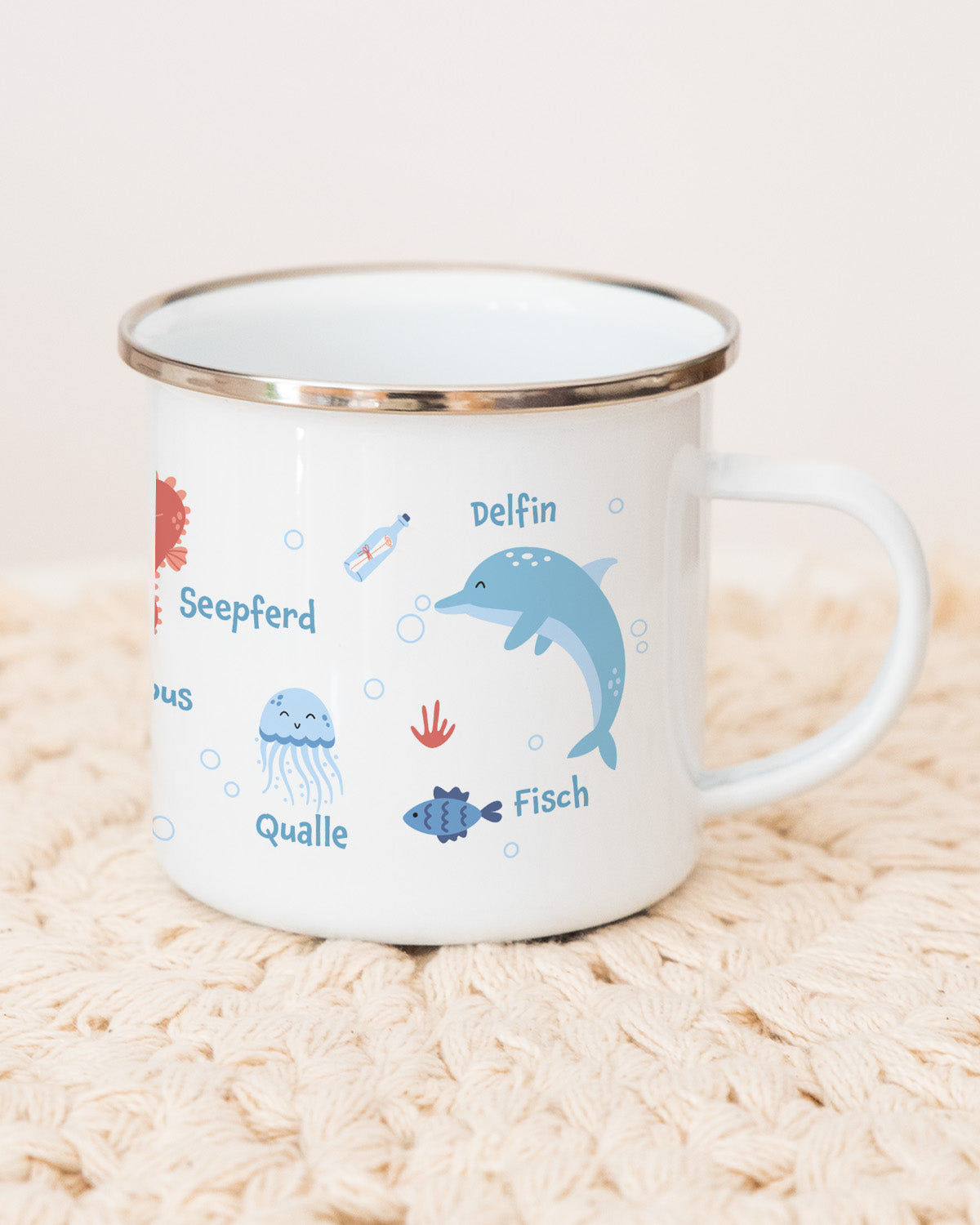 Meerestiere - Emaille Tasse Tasse Lieblingsmensch®