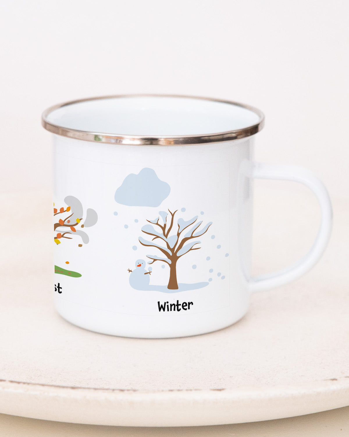 Jahreszeiten - Emaille Tasse Tasse Lieblingsmensch®