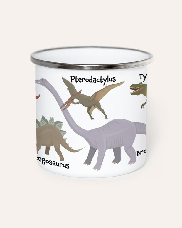 Dinosaurier - Emaille Tasse Tasse Lieblingsmensch®