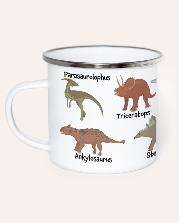 Dinosaurier - Emaille Tasse Tasse Lieblingsmensch®