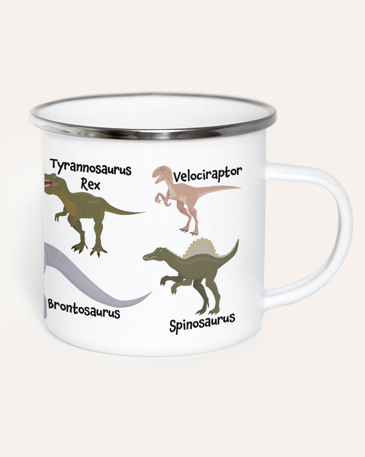 Dinosaurier - Emaille Tasse Tasse Lieblingsmensch®