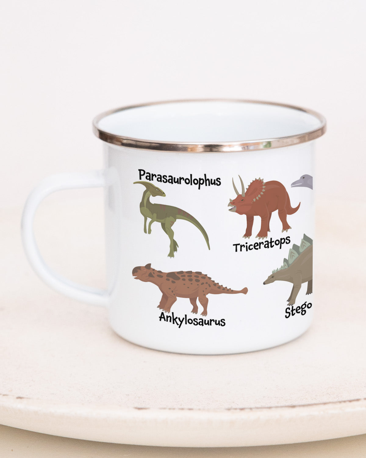 Dinosaurier - Emaille Tasse Tasse Lieblingsmensch®