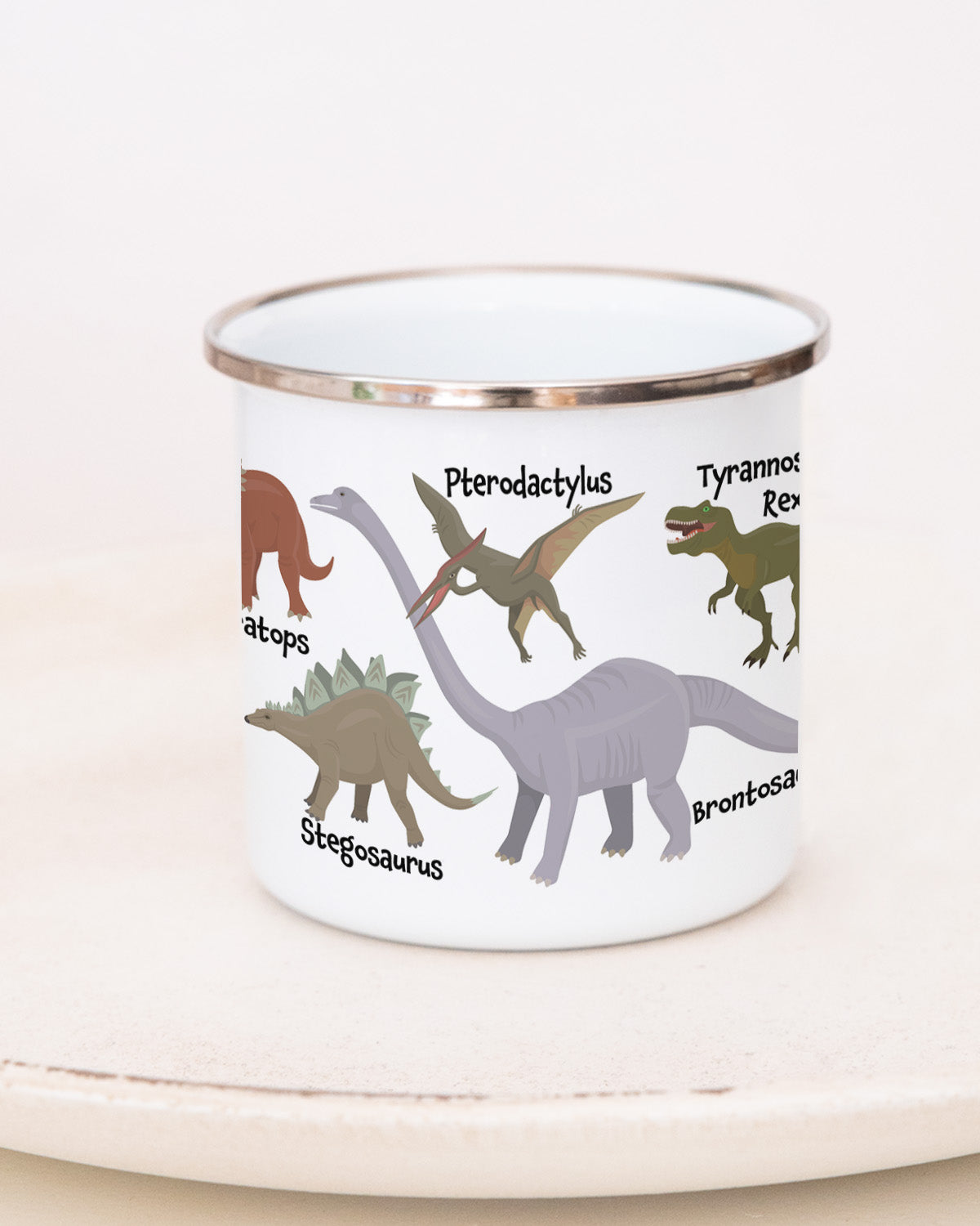Dinosaurier - Emaille Tasse Tasse Lieblingsmensch®