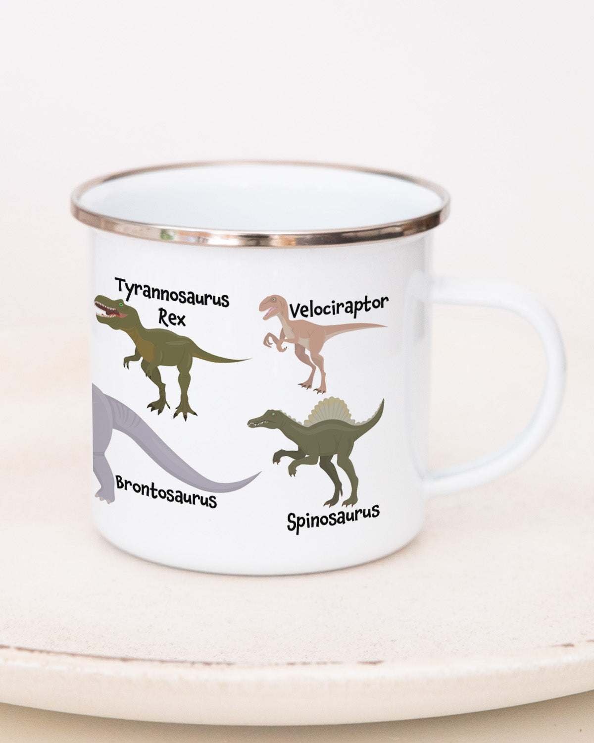 Dinosaurier - Emaille Tasse Tasse Lieblingsmensch®