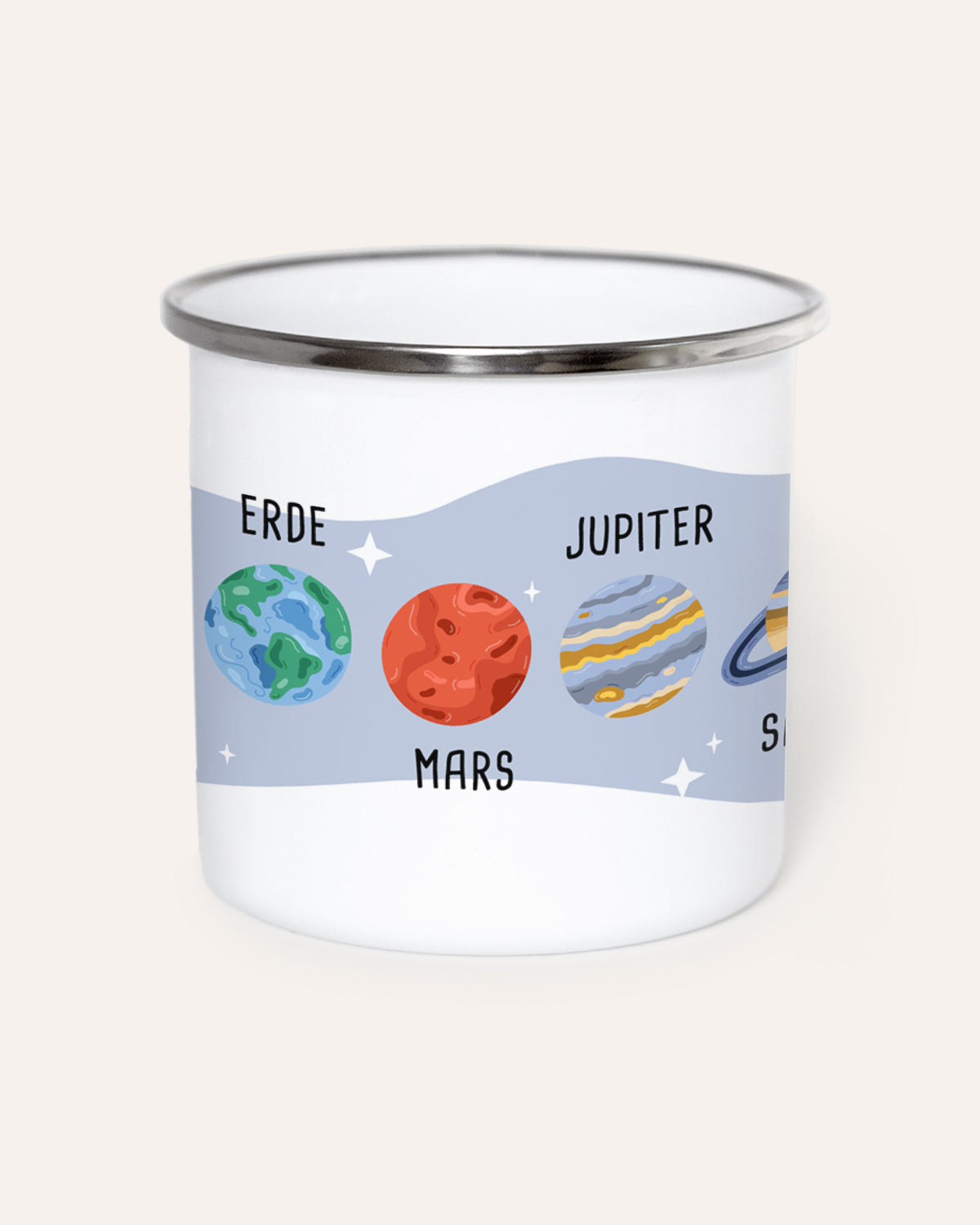 Galaxie - Emaille Tasse Tasse Lieblingsmensch®