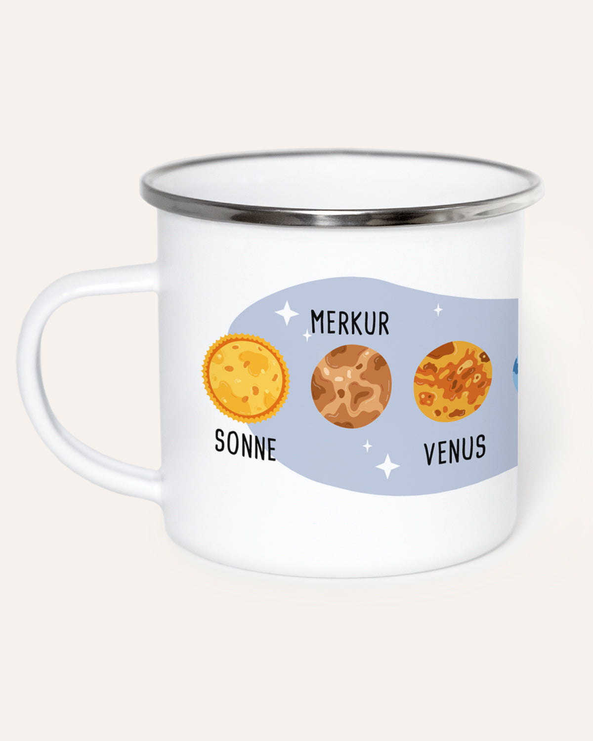 Galaxie - Emaille Tasse Tasse Lieblingsmensch®