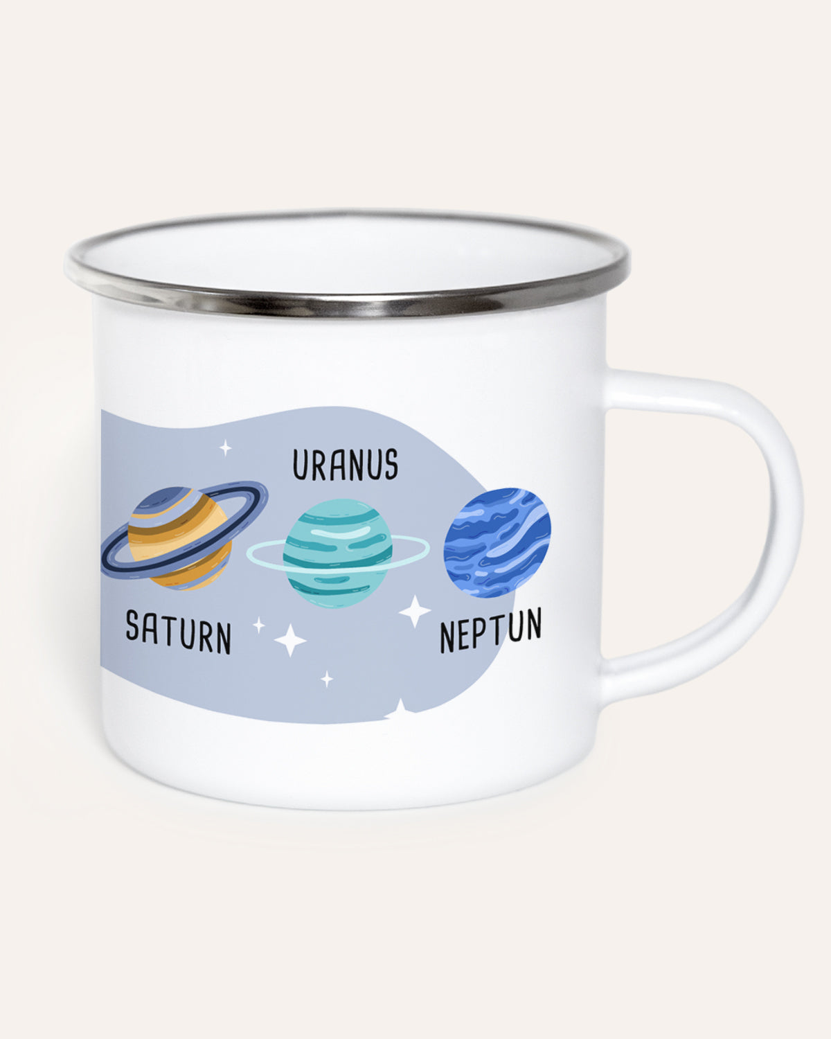 Galaxie - Emaille Tasse Tasse Lieblingsmensch®