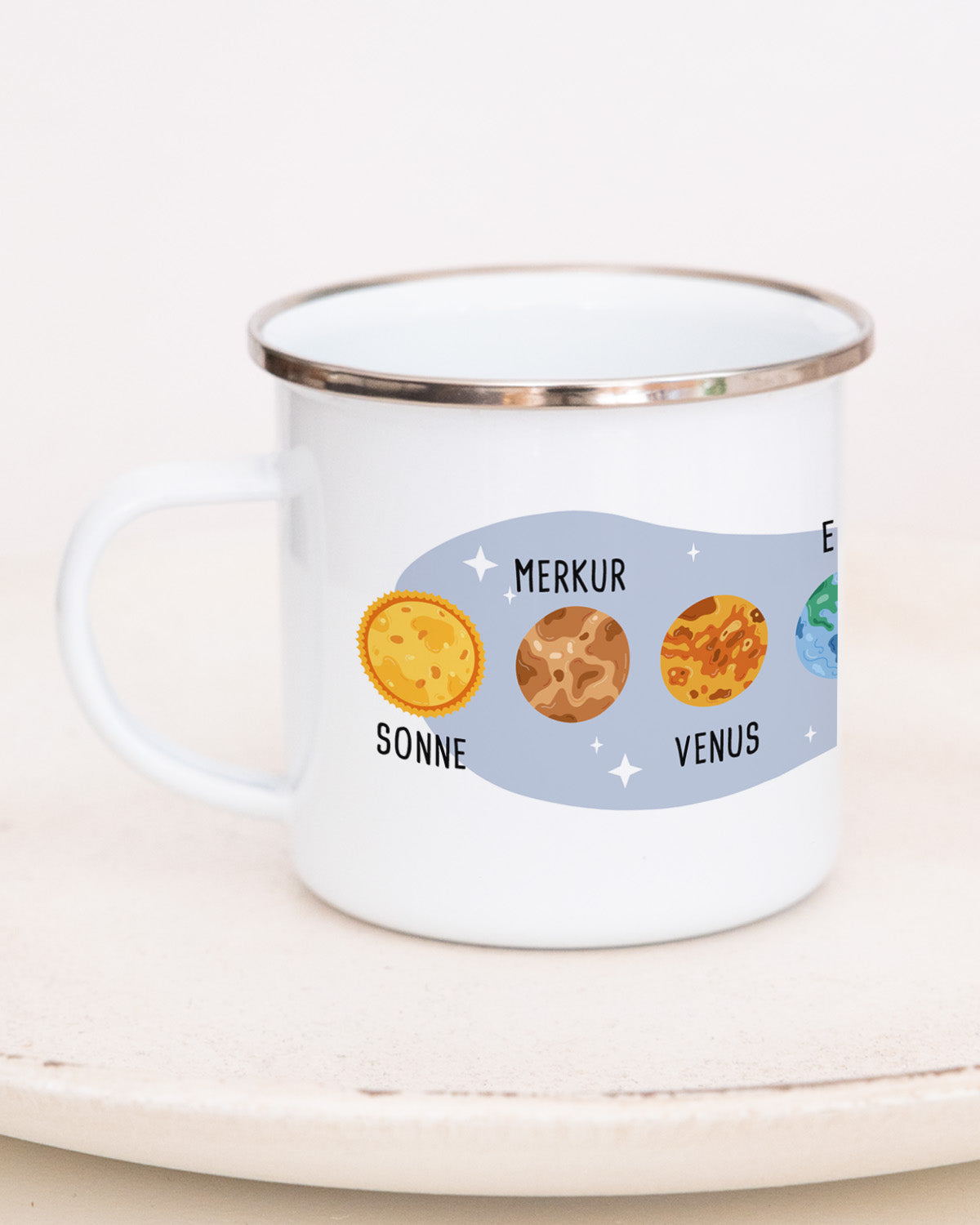 Galaxie - Emaille Tasse Tasse Lieblingsmensch®