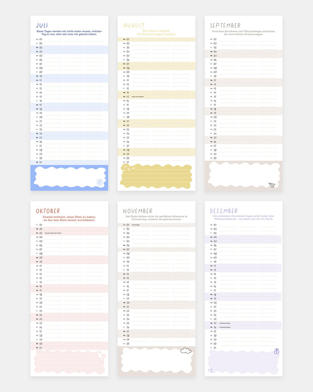 Familienkalender 2027 - Zuhause ist ein Gefühl Kalender Lieblingsmensch®