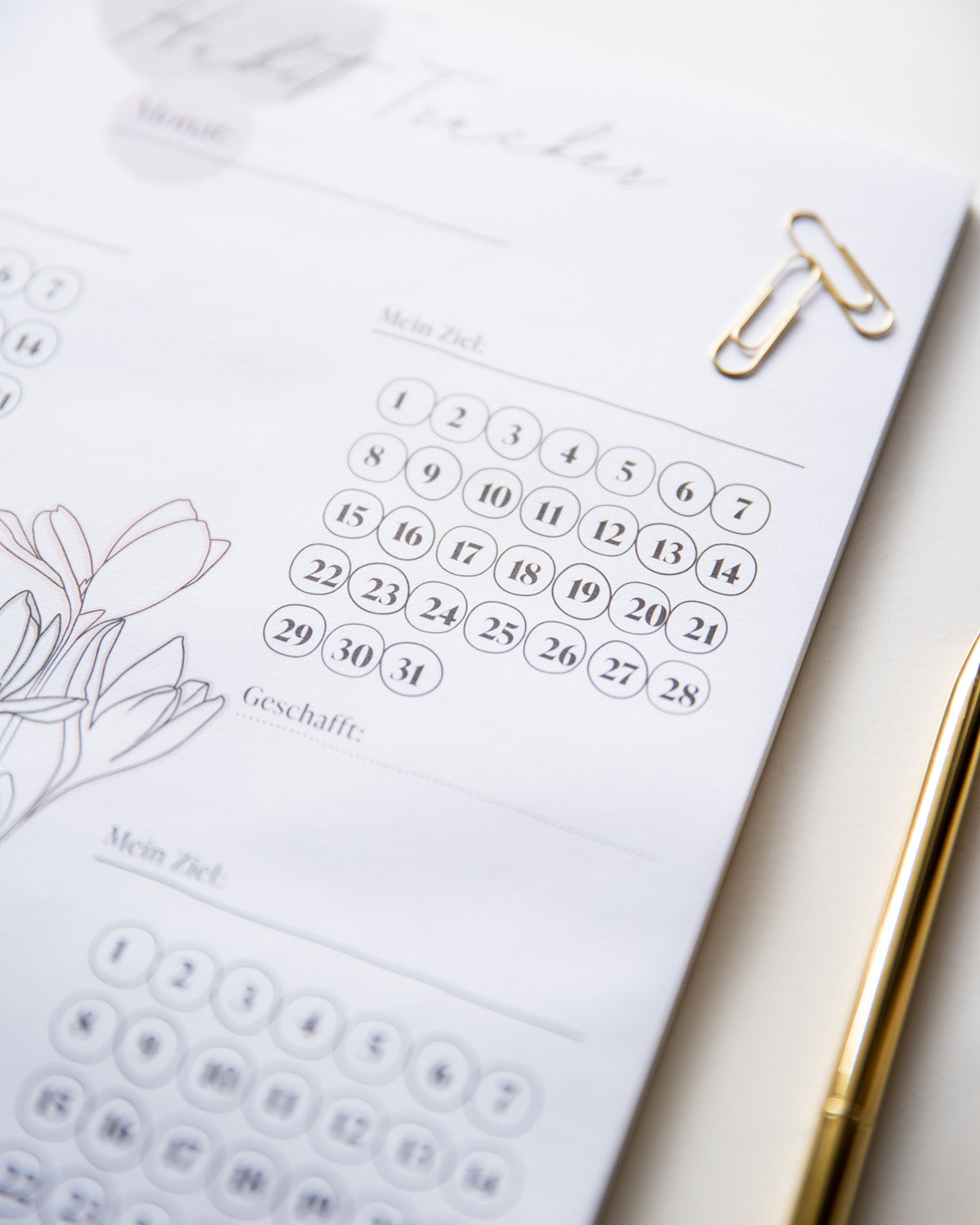 Habit Tracker Listen & Blöcke Visual Statements®