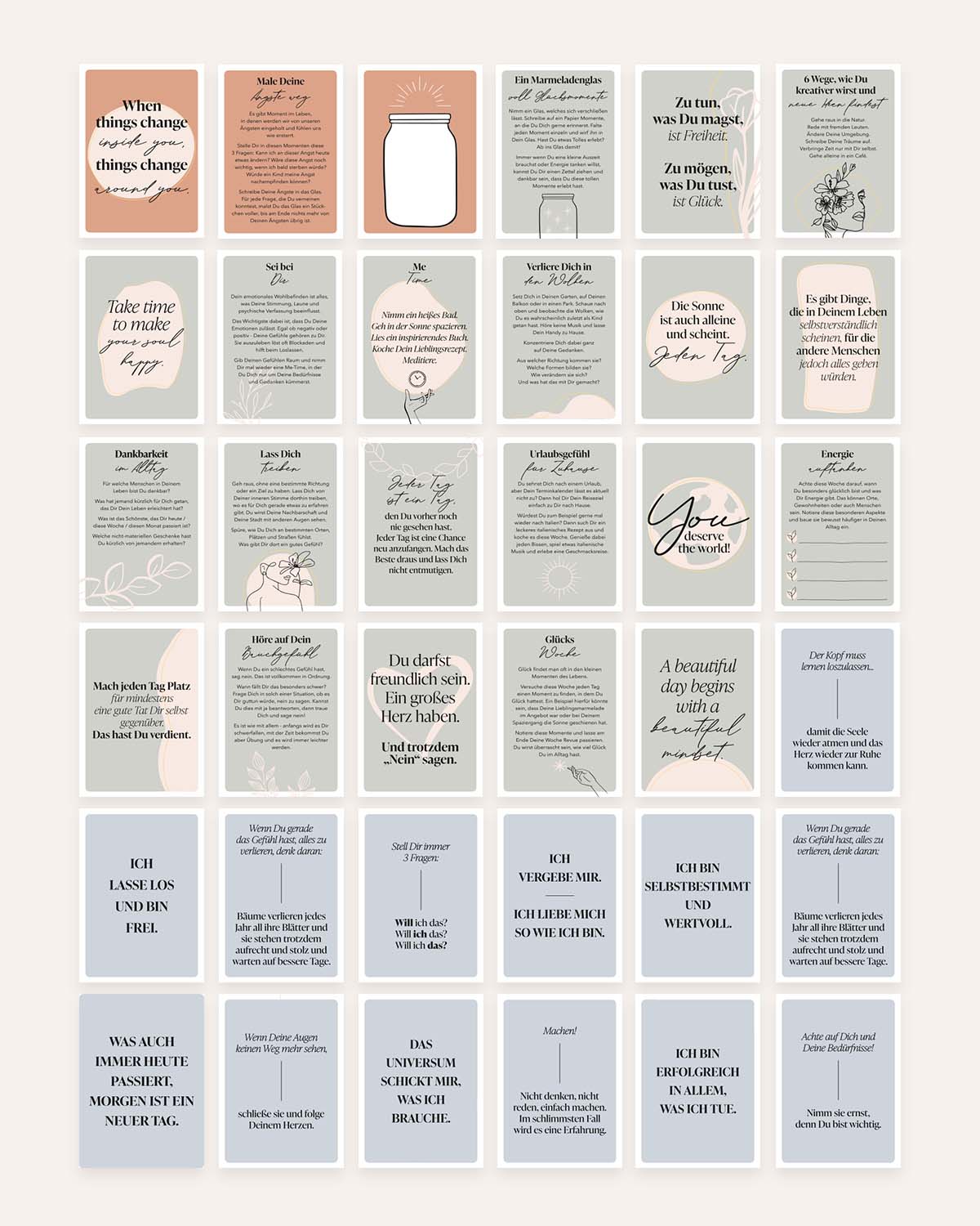 Achtsamkeitskarten-Set Achtsamkeitskarten Lieblingsmensch®