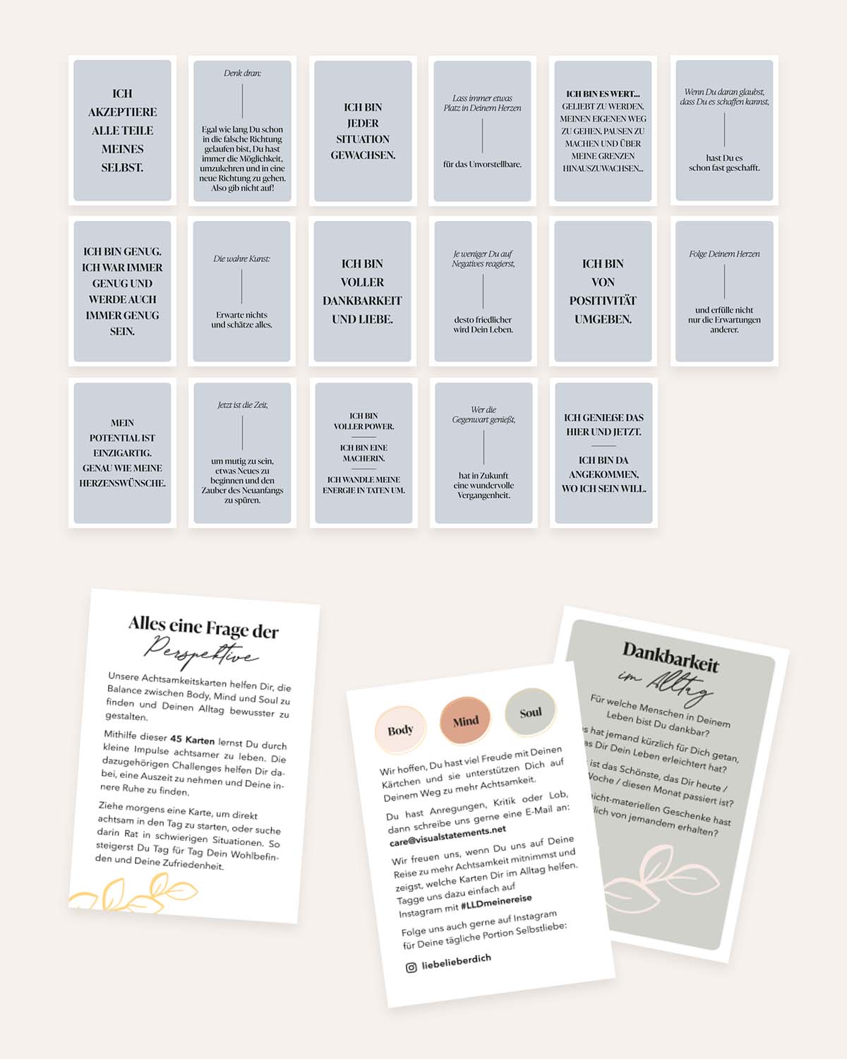 Achtsamkeitskarten-Set Achtsamkeitskarten Lieblingsmensch®