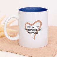 Fall in Love - Tasse Dunkelblau Tasse LiebelieberDich