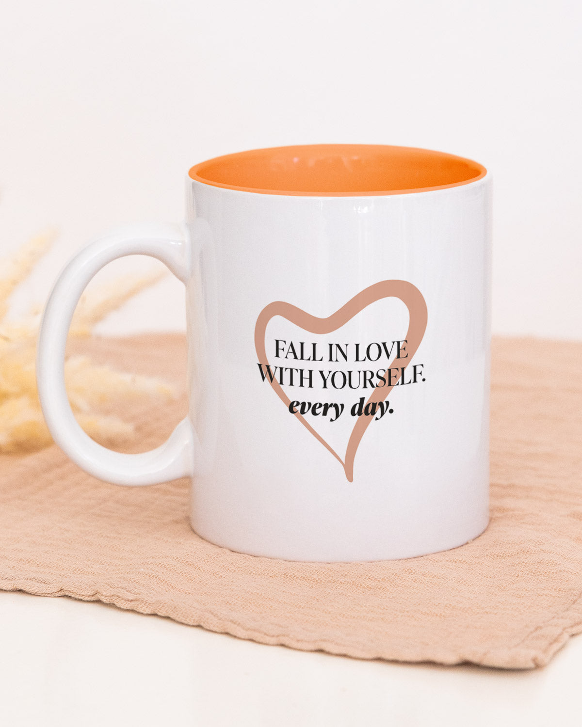 Fall in Love - Tasse Orange Tasse Lieblingsmensch®