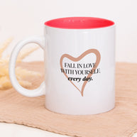Fall in Love - Tasse Rot Tasse LiebelieberDich