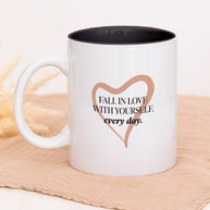 Fall in Love - Tasse Schwarz Tasse LiebelieberDich