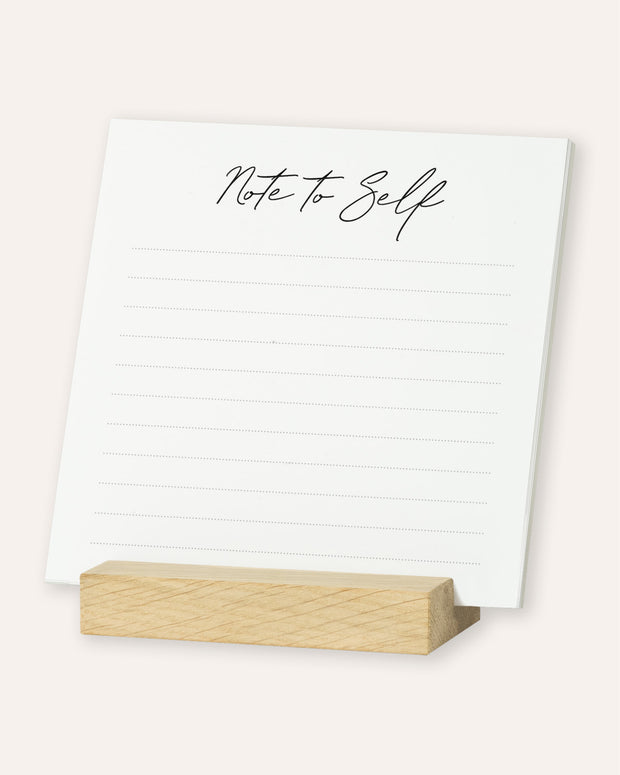 Self Care - Karten im Holzaufsteller