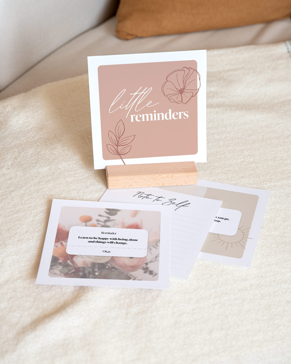 Self Care - Karten im Holzaufsteller Karten im Holzaufsteller Lieblingsmensch®