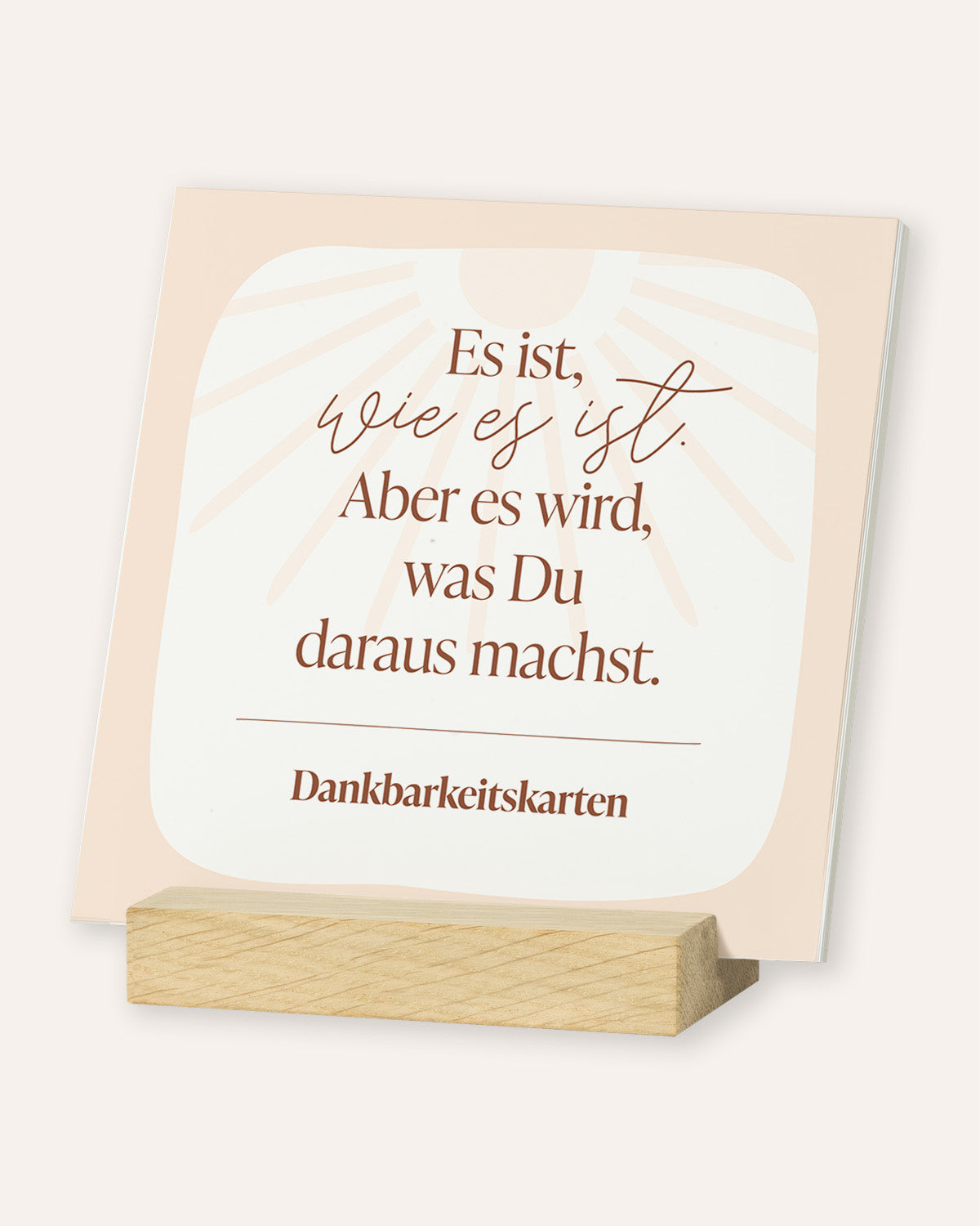 Dankbarkeit- Karten im Holzaufsteller Karten im Holzaufsteller Lieblingsmensch®