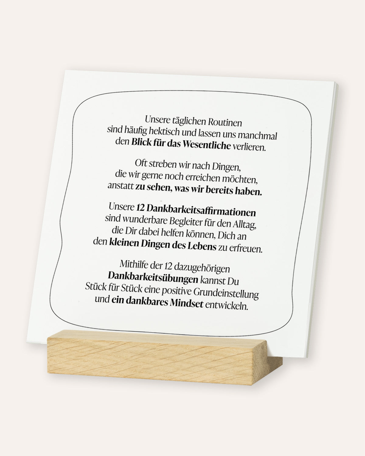 Dankbarkeit- Karten im Holzaufsteller Karten im Holzaufsteller Lieblingsmensch®
