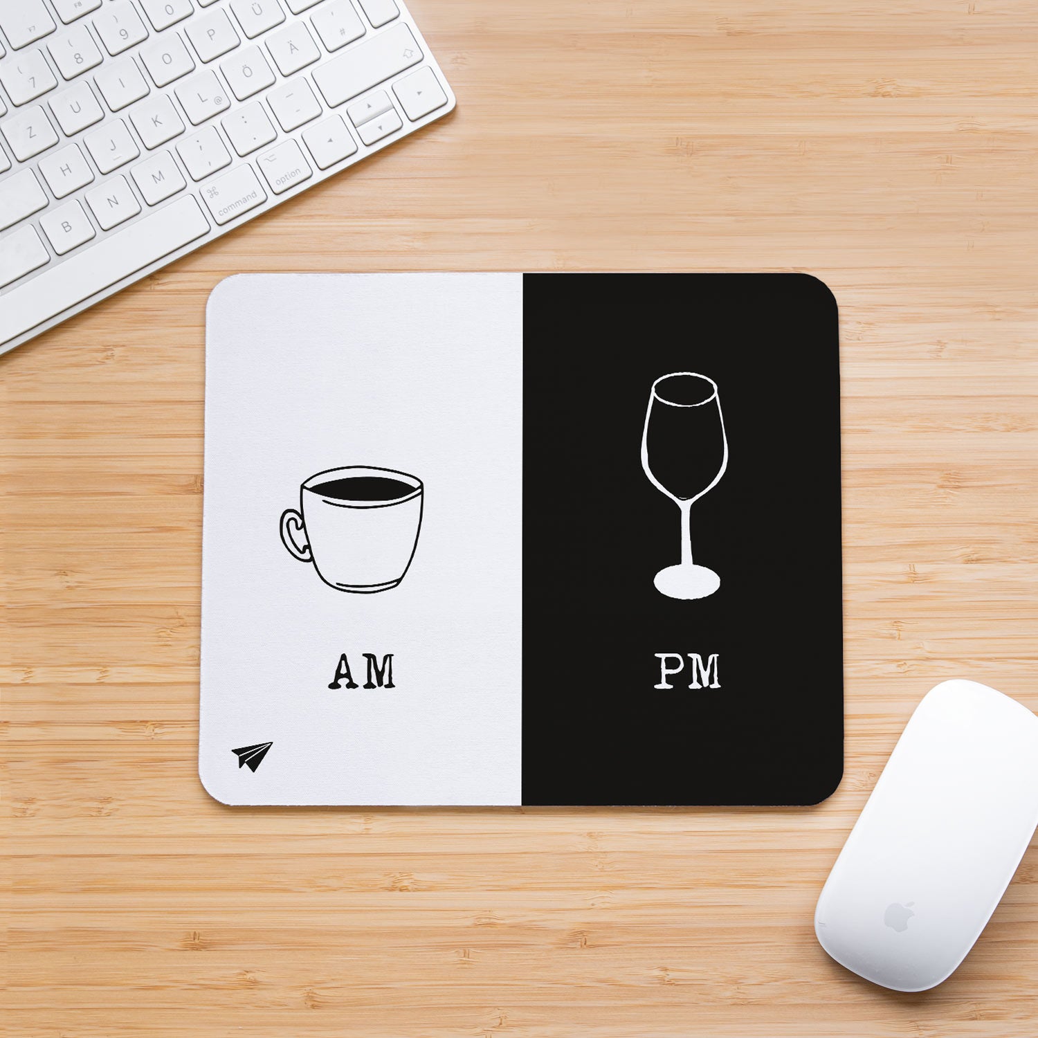 AM / PM - Mousepad Mousepad Lieblingskollegen®