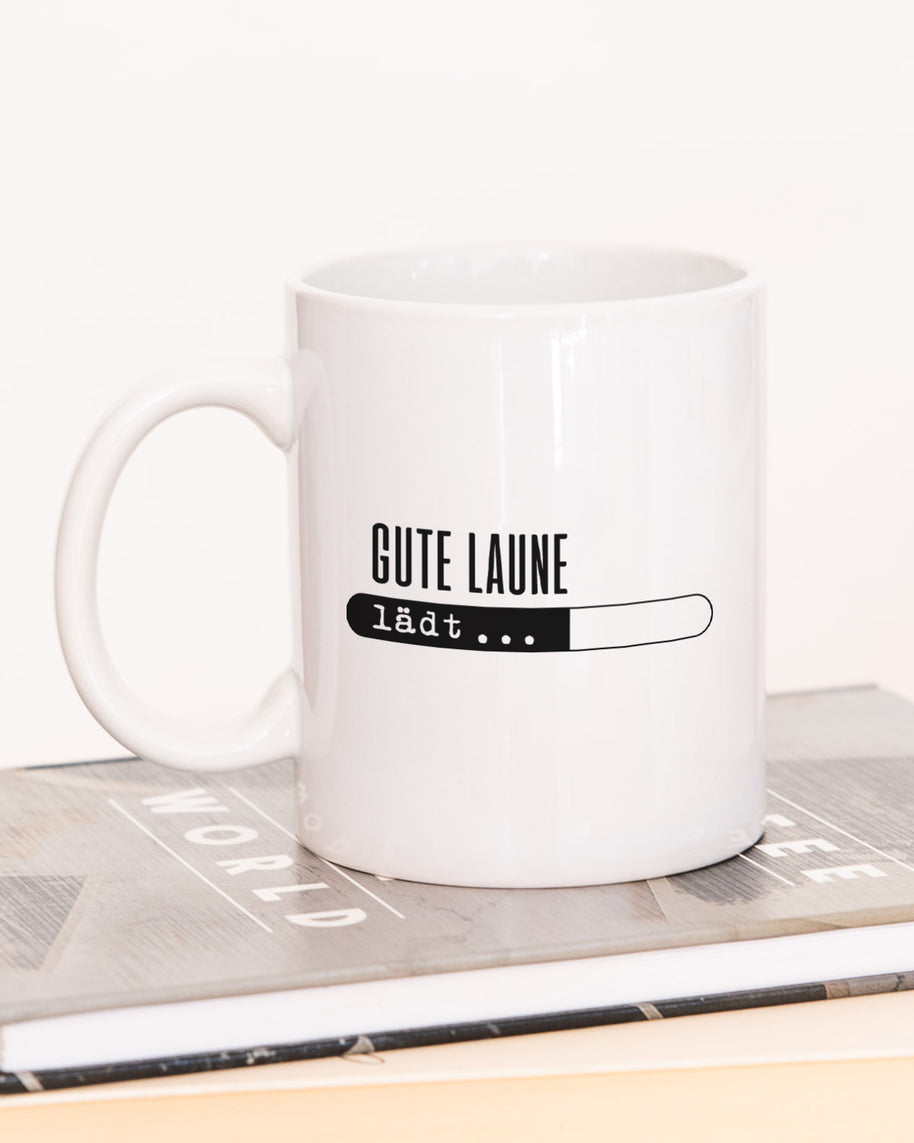 Gute Laune lädt - Tasse