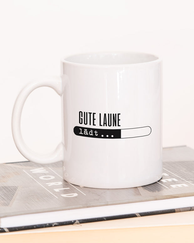 Gute Laune lädt - Tasse